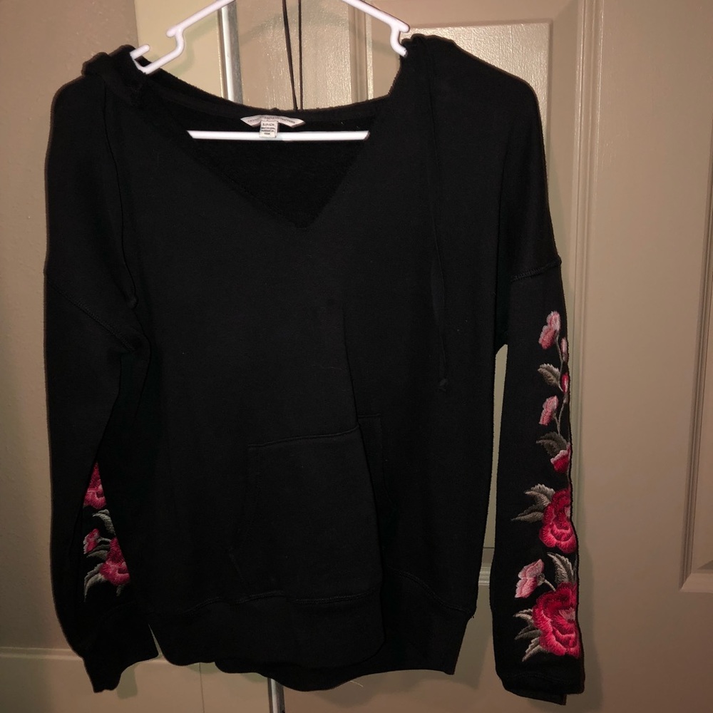 American Eagle Floral Hoodie
